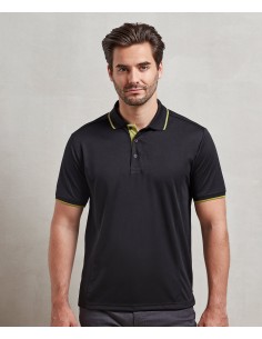 P-PR618-Mens Contrast Coolchecker® Polo 2